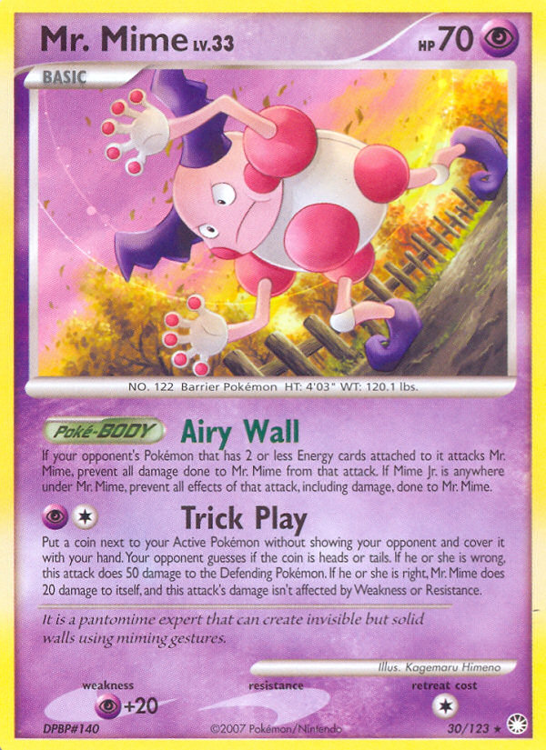 Mysterious Treasures Mr. Mime #30/123