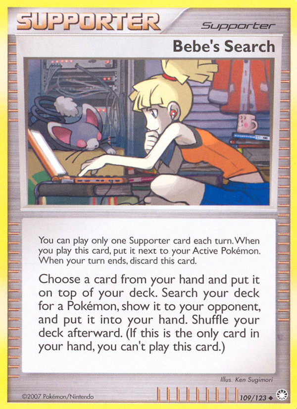 Mysterious Treasures Non Holo Bebe's Search #109/123