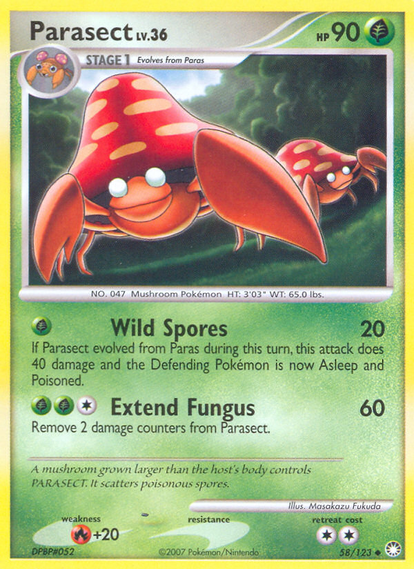 Mysterious Treasures Parasect #58/123