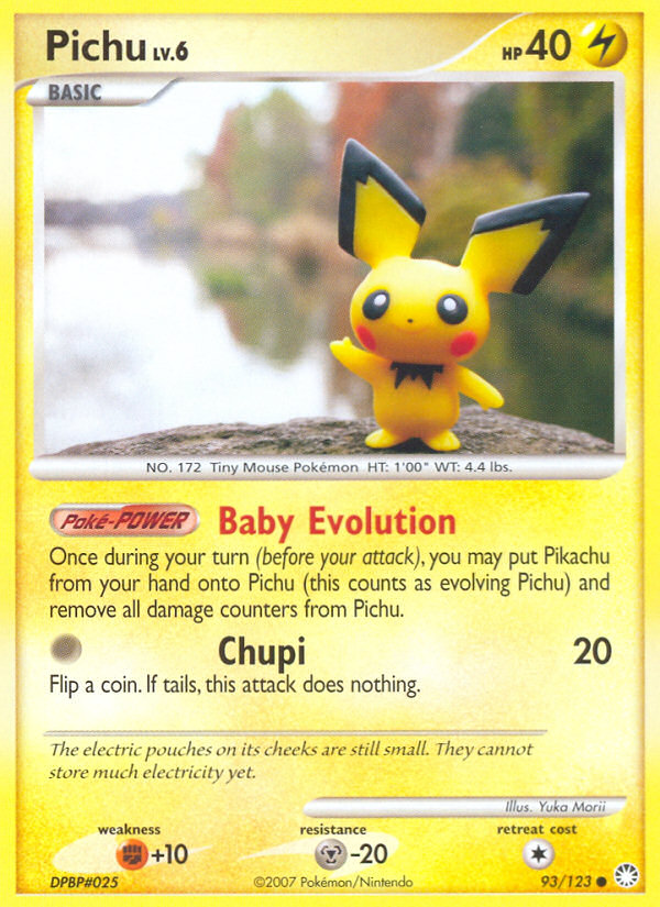 Mysterious Treasures Pichu #93/123