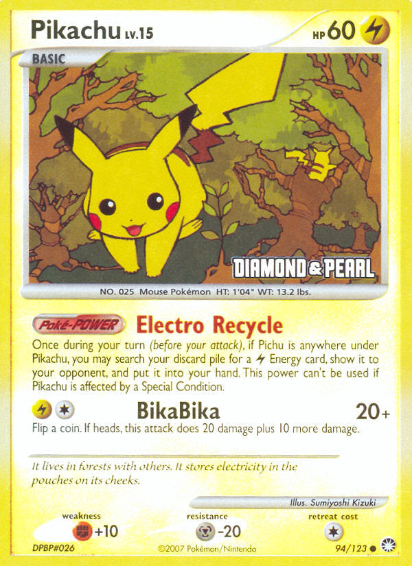 Mysterious Treasures Pikachu #94 Promo
