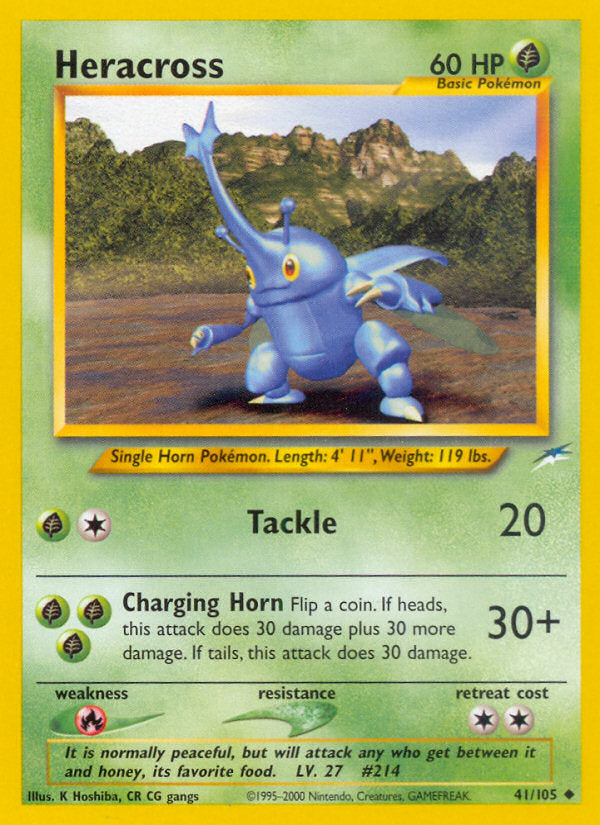 Neo Destiny Heracross #41/105 unlimited