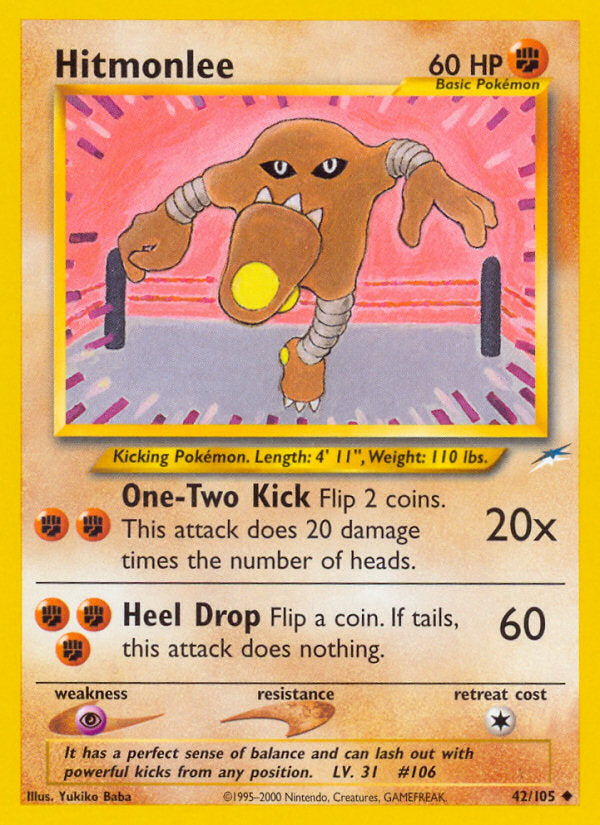 Neo Destiny Hitmonlee #42/105 unlimited