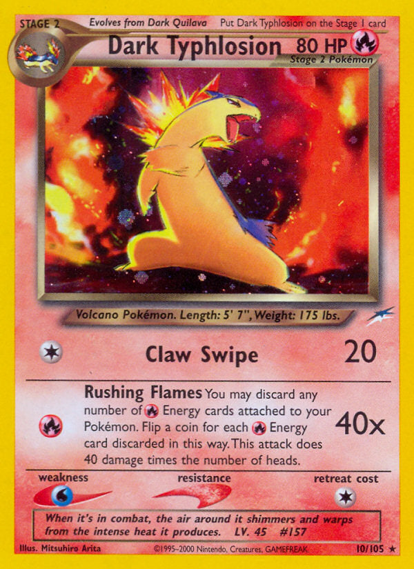 Neo Destiny Holo Dark Typhlosion #10/105 unlimited