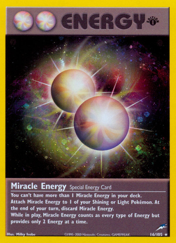 Neo Destiny Holo Miracle Energy #16/105 first edition