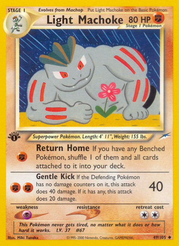 Neo Destiny Light Machoke #49/105 first edition