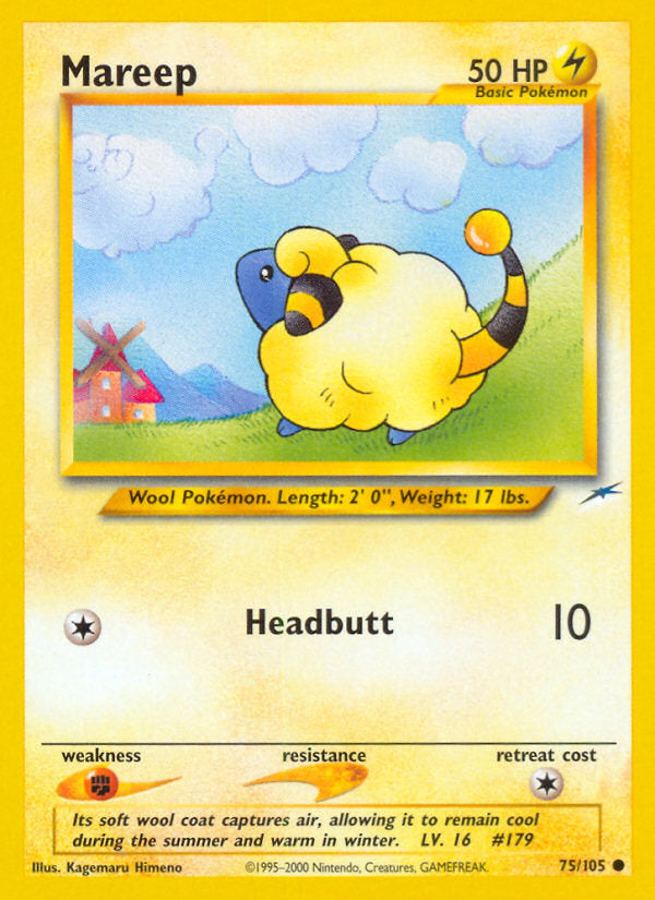 Neo Destiny Mareep #75/105 unlimited