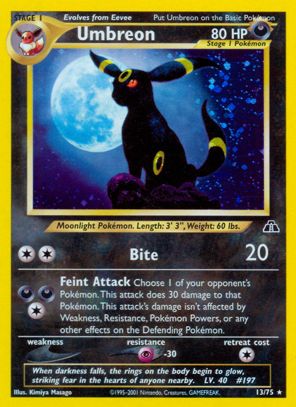Neo Discovery Holo Umbreon #13/75 unlimited