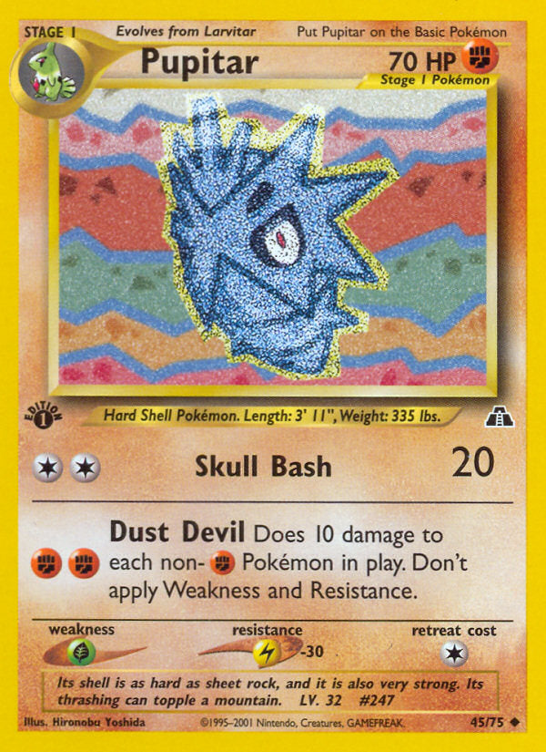 Neo Discovery Pupitar #45/75 first edition