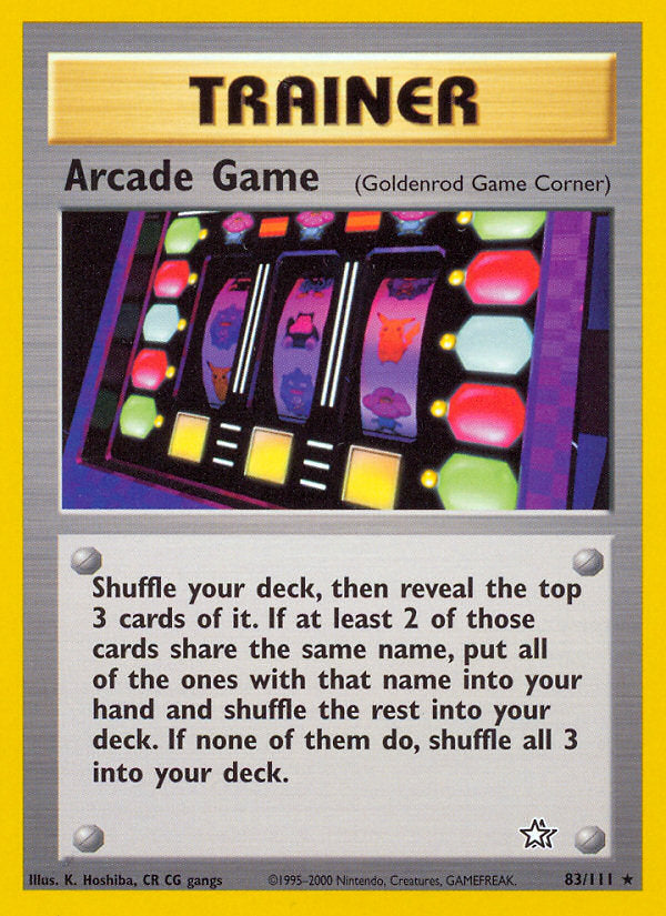 Neo Genesis Arcade Game #83/111 unlimited