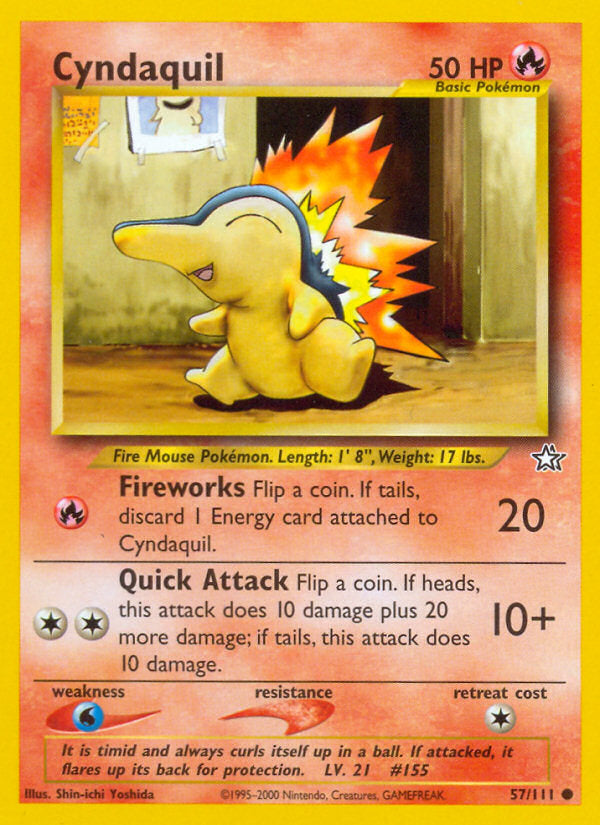 Neo Genesis Cyndaquil #57/111 unlimited