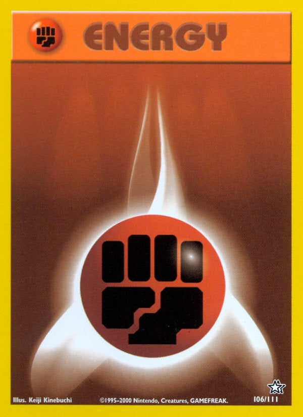 Neo Genesis Fighting Energy #106/111 unlimited