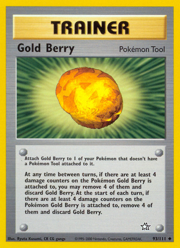 Neo Genesis Gold Berry #93/111 unlimited