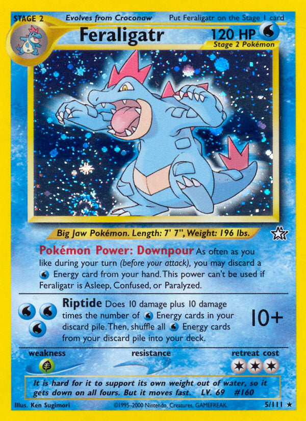 Neo Genesis Holo Feraligatr #5/111 unlimited