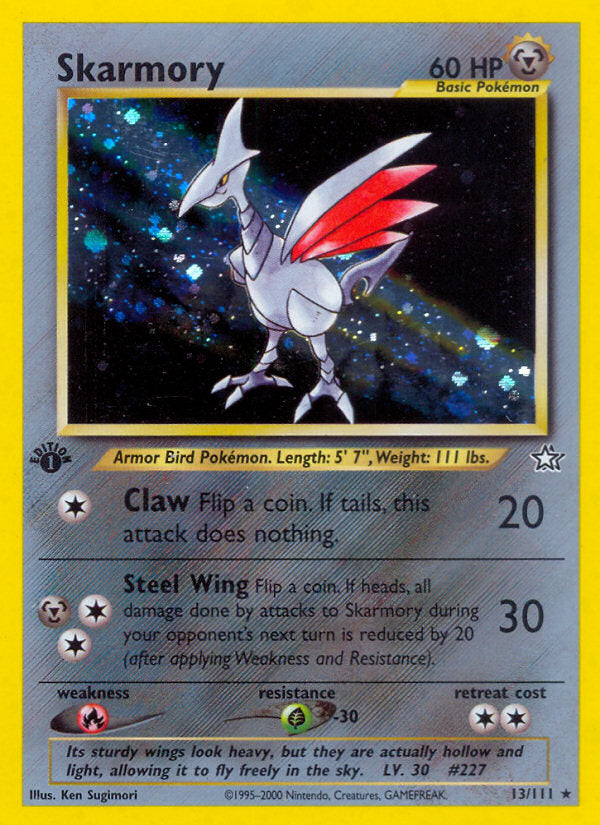 Neo Genesis Holo Skarmory #13/111 first edition
