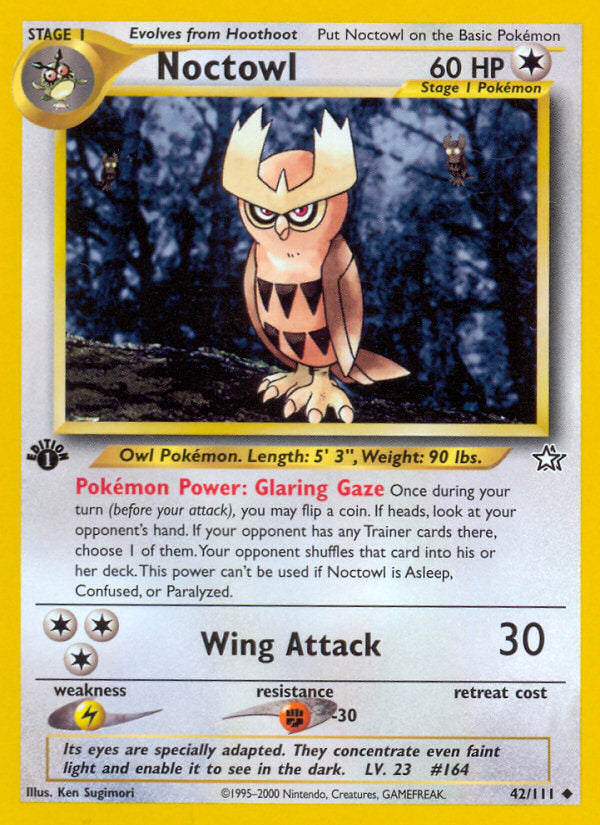 Neo Genesis Noctowl #42/111 first edition
