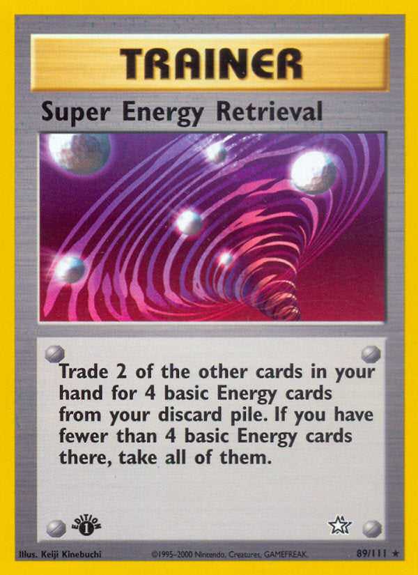 Neo Genesis Super Energy Retrieval #89/111 first edition