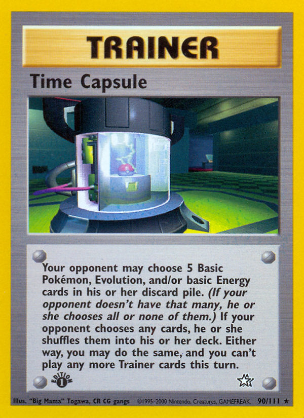 Neo Genesis Time Capsule #90/111 first edition