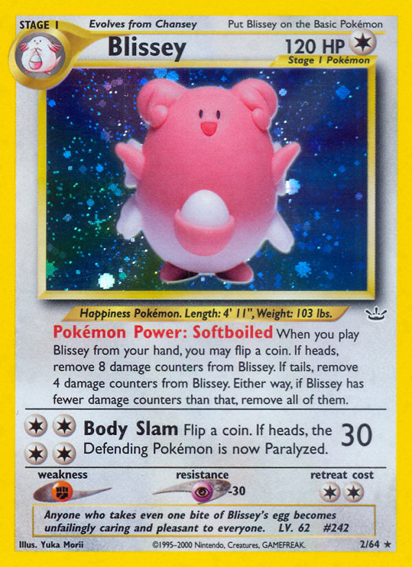 Neo Revelation Holo Blissey #2/64 unlimited