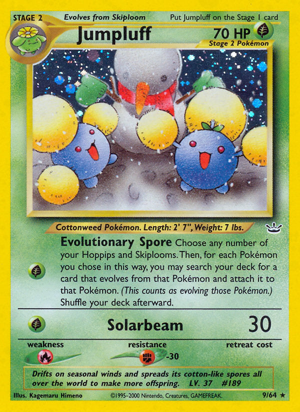 Neo Revelation Holo Jumpluff #9/64 unlimited