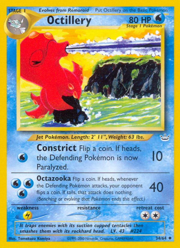 Neo Revelation Octillery #34/64 unlimited
