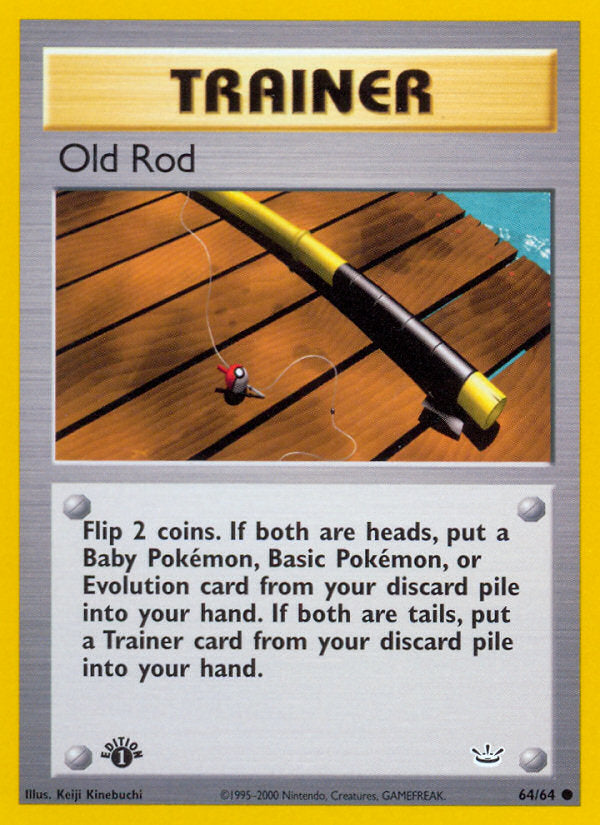 Neo Revelation Old Rod #64/64 first edition
