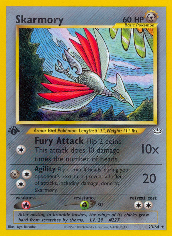 Neo Revelation Skarmory #23/64 first edition