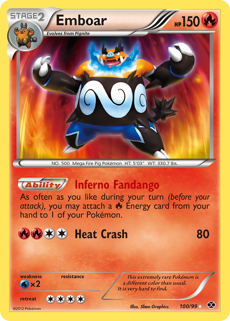 Next Destinies Emboar #100/99