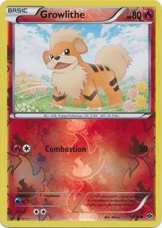 Next Destinies Growlithe #11/99 reverse holo