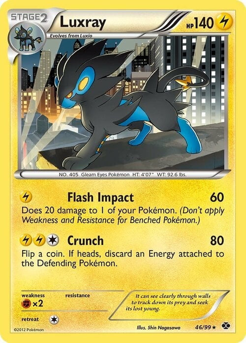 Next Destinies Holo Luxray #46/99