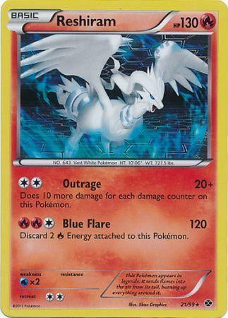 Next Destinies Reshiram #21/99 Tinsel Holo
