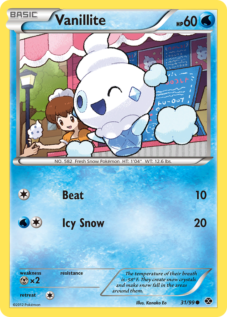 Next Destinies Vanillite #31/99