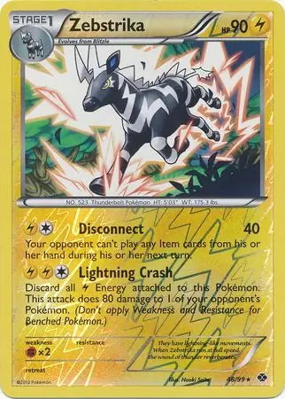 Next Destinies Zebstrika #48/99 reverse holo