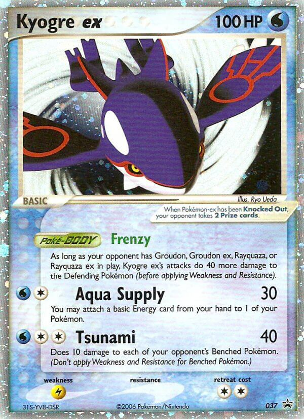 Nintendo Promos Holo Kyogre ex #37