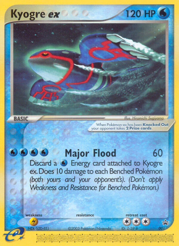 Nintendo Promos Non - Holo Kyogre ex #1