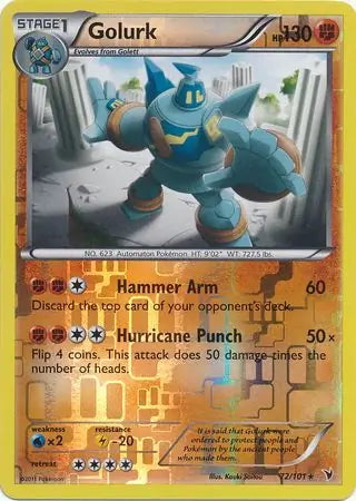 Noble Victories Golurk #72/101 reverse holo
