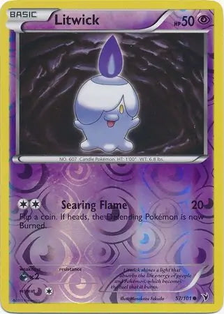Noble Victories Litwick #57/101 reverse holo