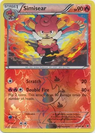 Noble Victories Simisear #17/101 reverse holo