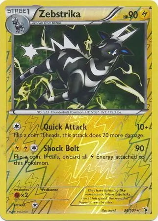 Noble Victories Zebstrika #36/101 reverse holo