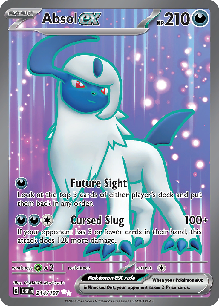 Obsidian Flames Absol EX #214/197