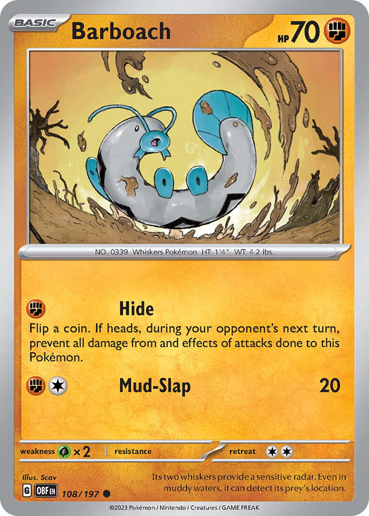 Obsidian Flames Barboach #108/197
