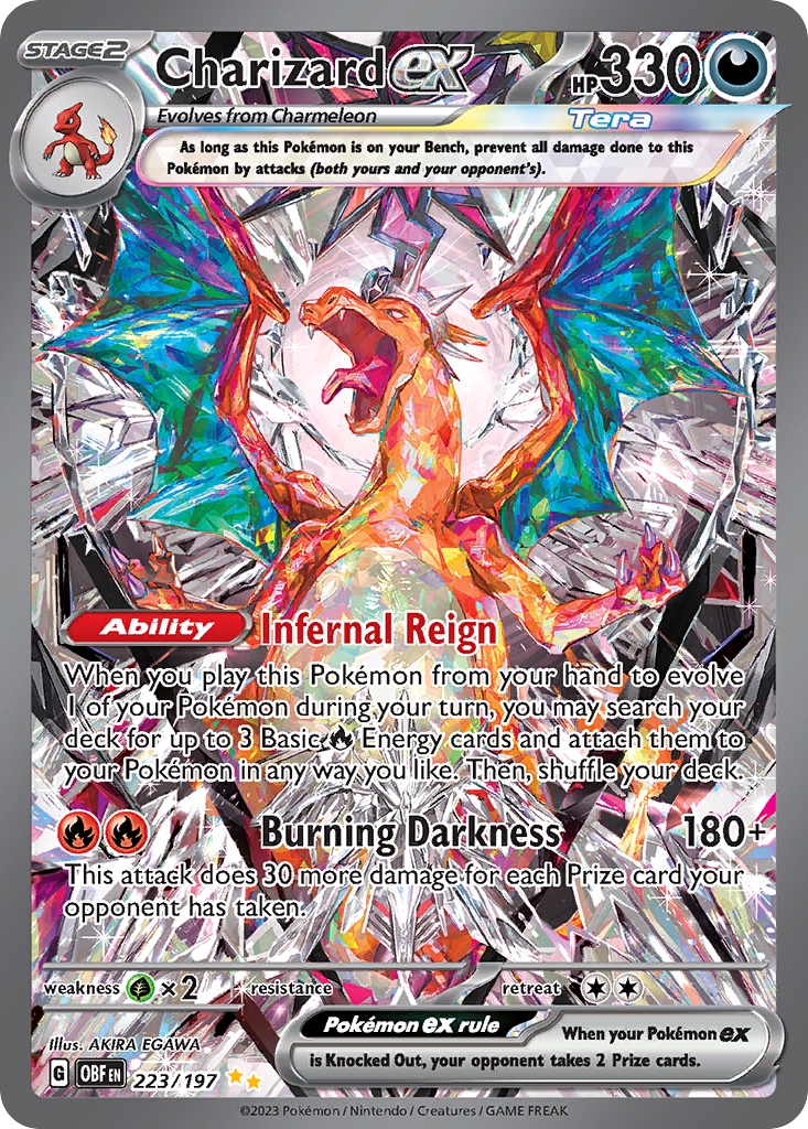 Obsidian Flames Charizard EX #223/197
