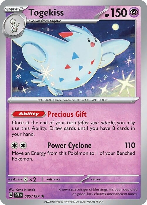Obsidian Flames Holo Togekiss #85/197