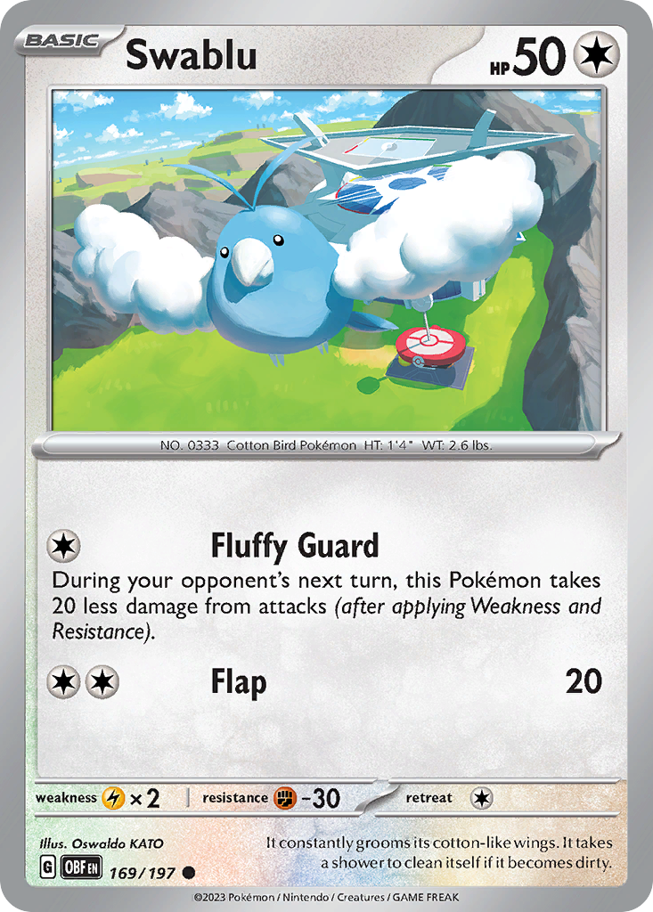 Obsidian Flames Swablu #169/197
