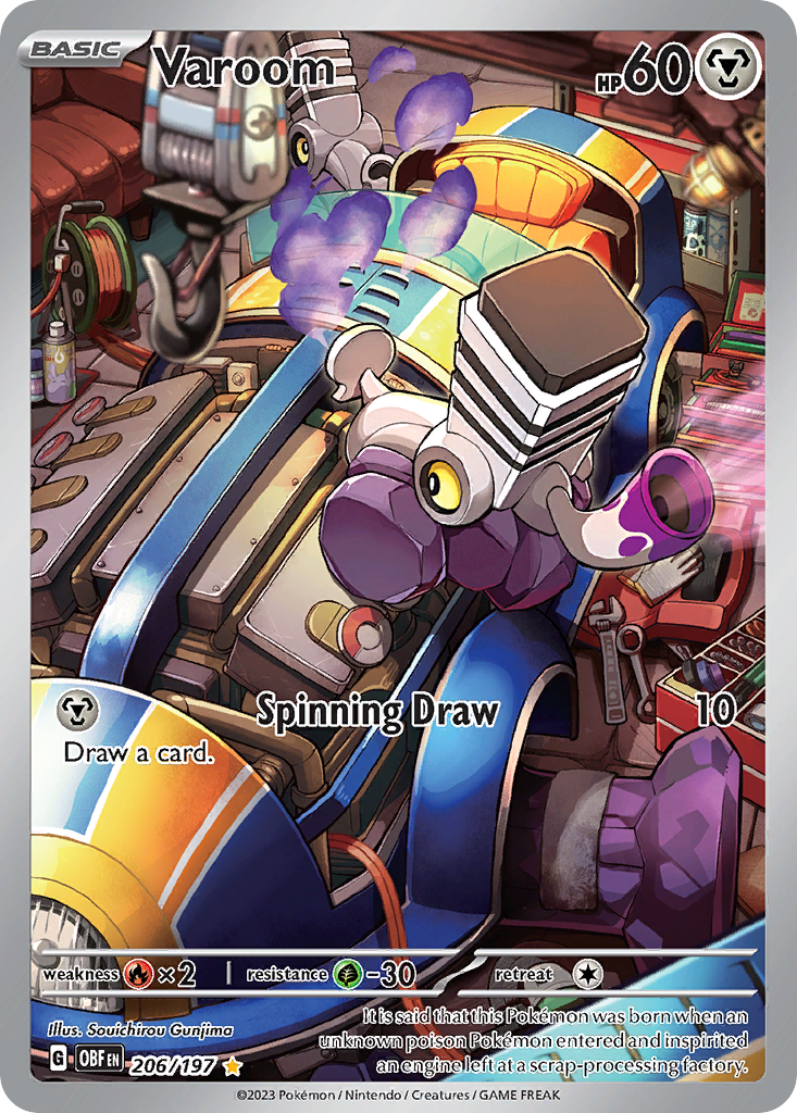 Obsidian Flames Varoom #206/197