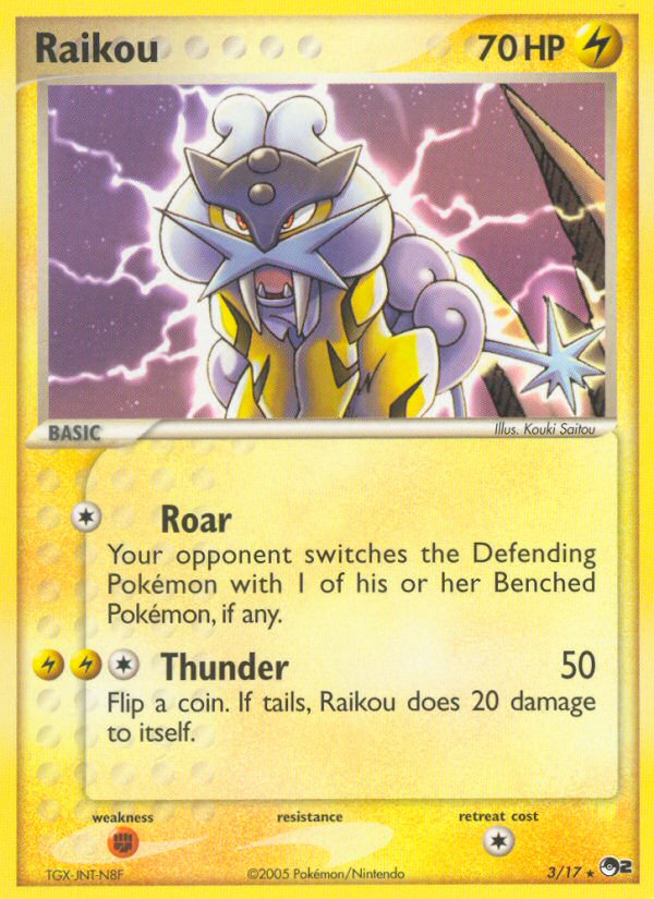 POP Series 2 Non - Holo Raikou #3