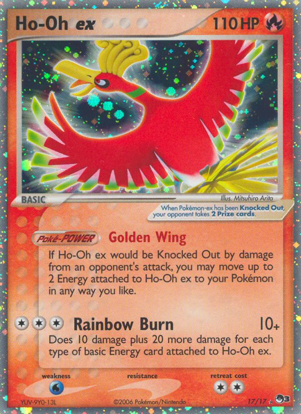 POP Series 3 Holo Ho-Oh ex #17