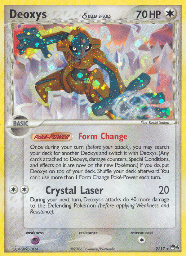 POP Series 4 Holo Deoxys d (Normal Forme) #2