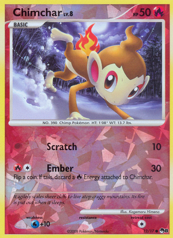 POP Series 8 Holo Chimchar #12