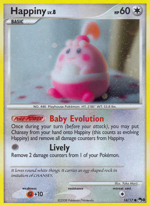 POP Series 8 Holo Happiny #14